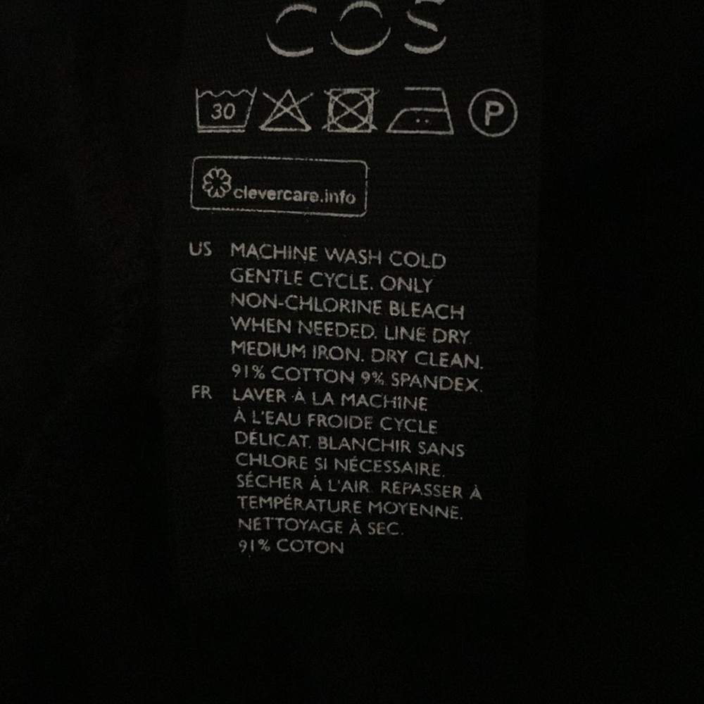 COS Black Wrap Dress - Picture 8 of 8
